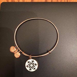 Alex and Ani Rose Gold bracelets